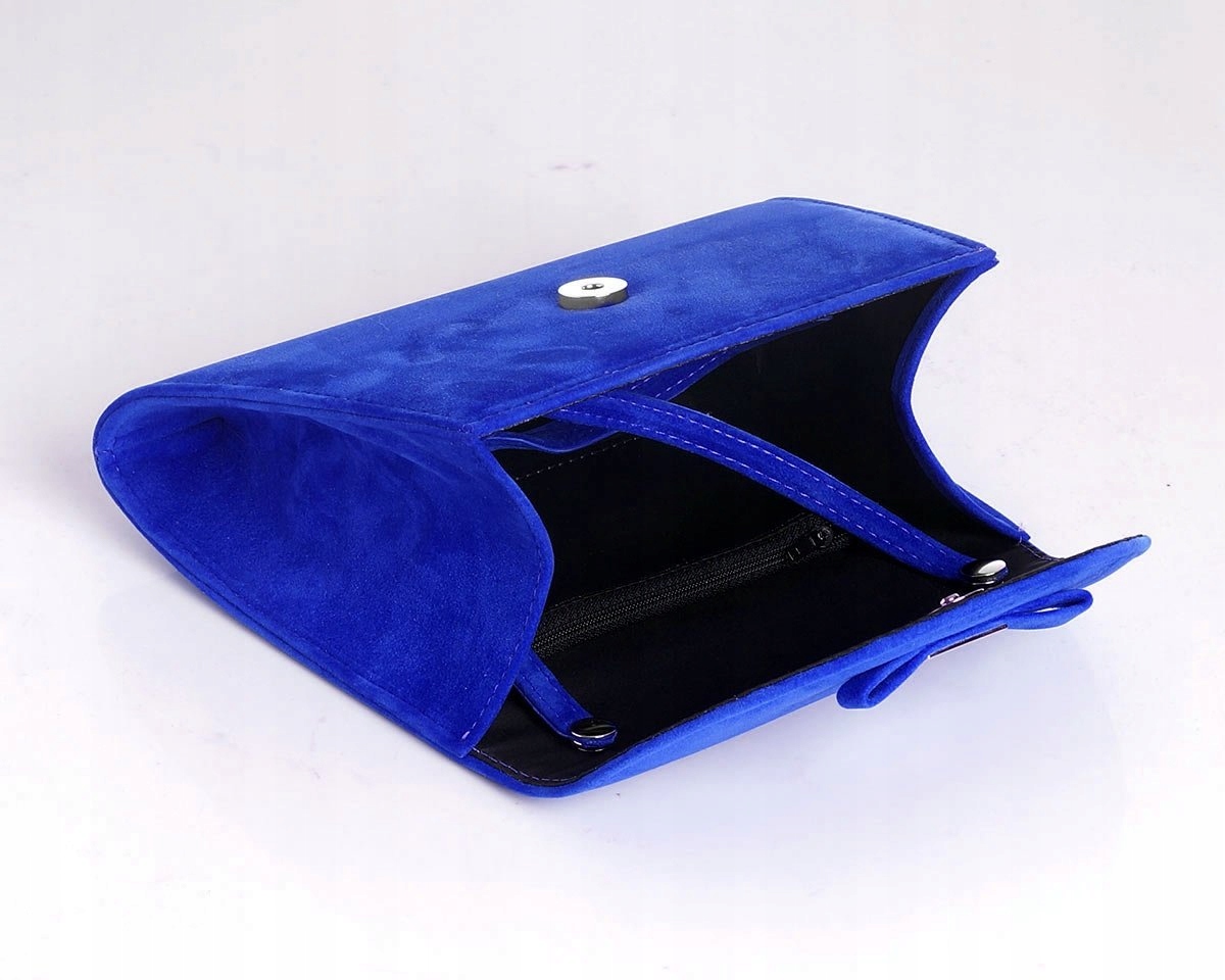 CZERWONA KOPERTÓWKA TOREBKA WIZYTOWA SOLOME D5 ZAMSZ Stan opakowania oryginalne