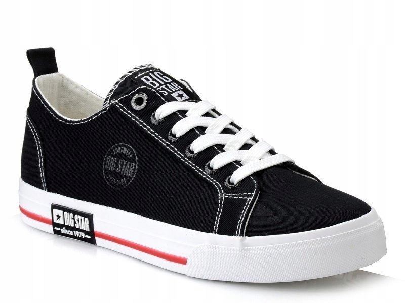 

Trampki Big Star FF174121 Czarne Męskie Niskie 44