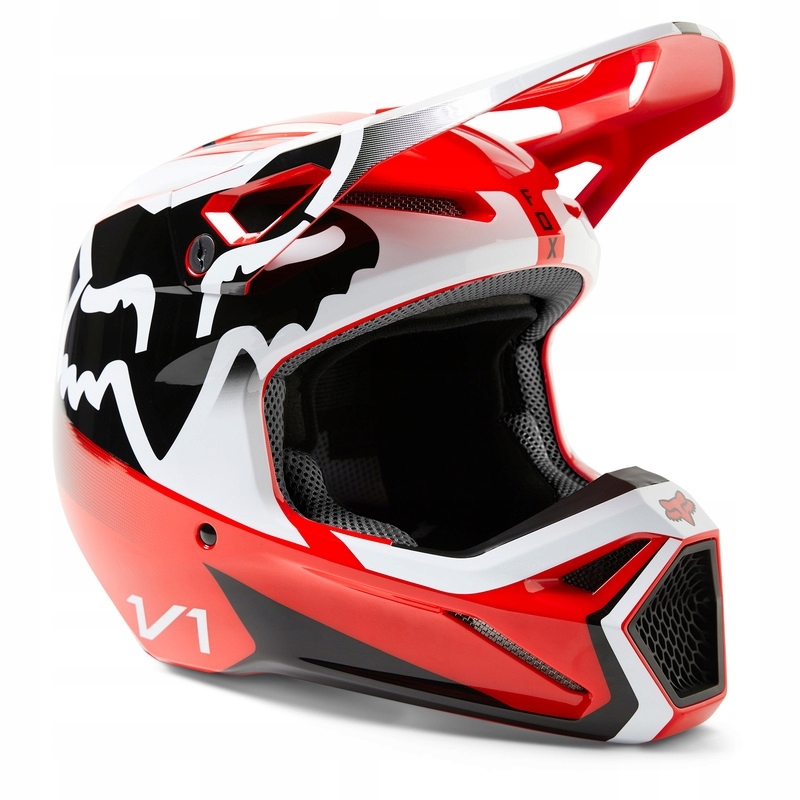 Prilba Fox V1 Leed Fluo Red (XXL) 2XL