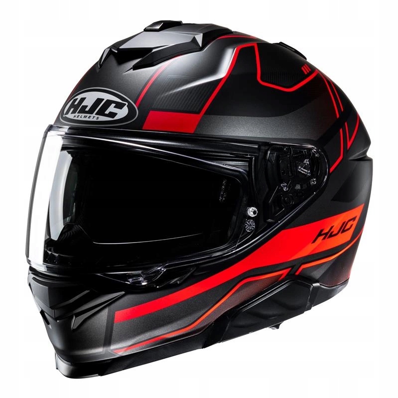 Motocyklová prilba Hjc I71 Iorix Black/red čierna červená pinlock Darčeky