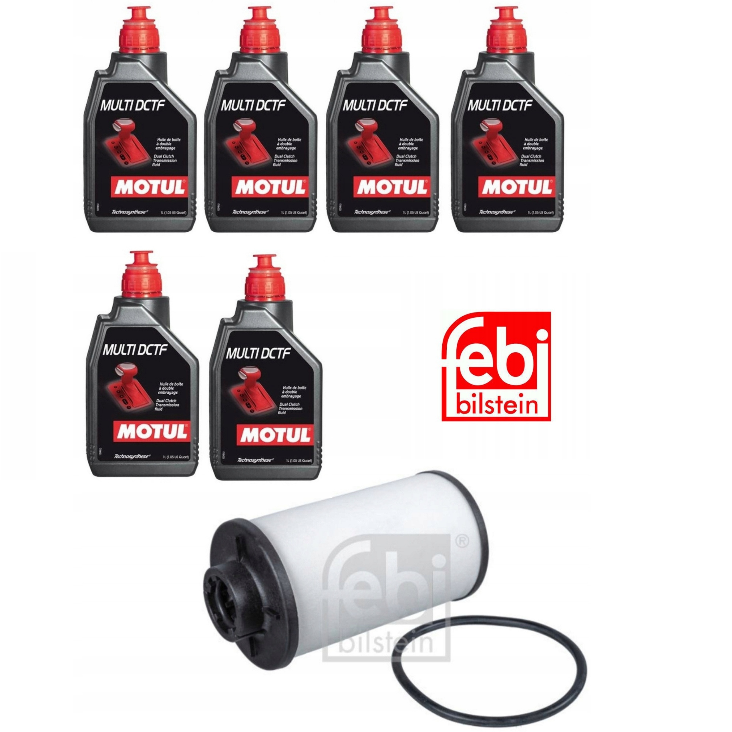 Prémiová Sada Pro Výměnu Oleje DQ250 DSG6 Motul 6 L Filtr Febi