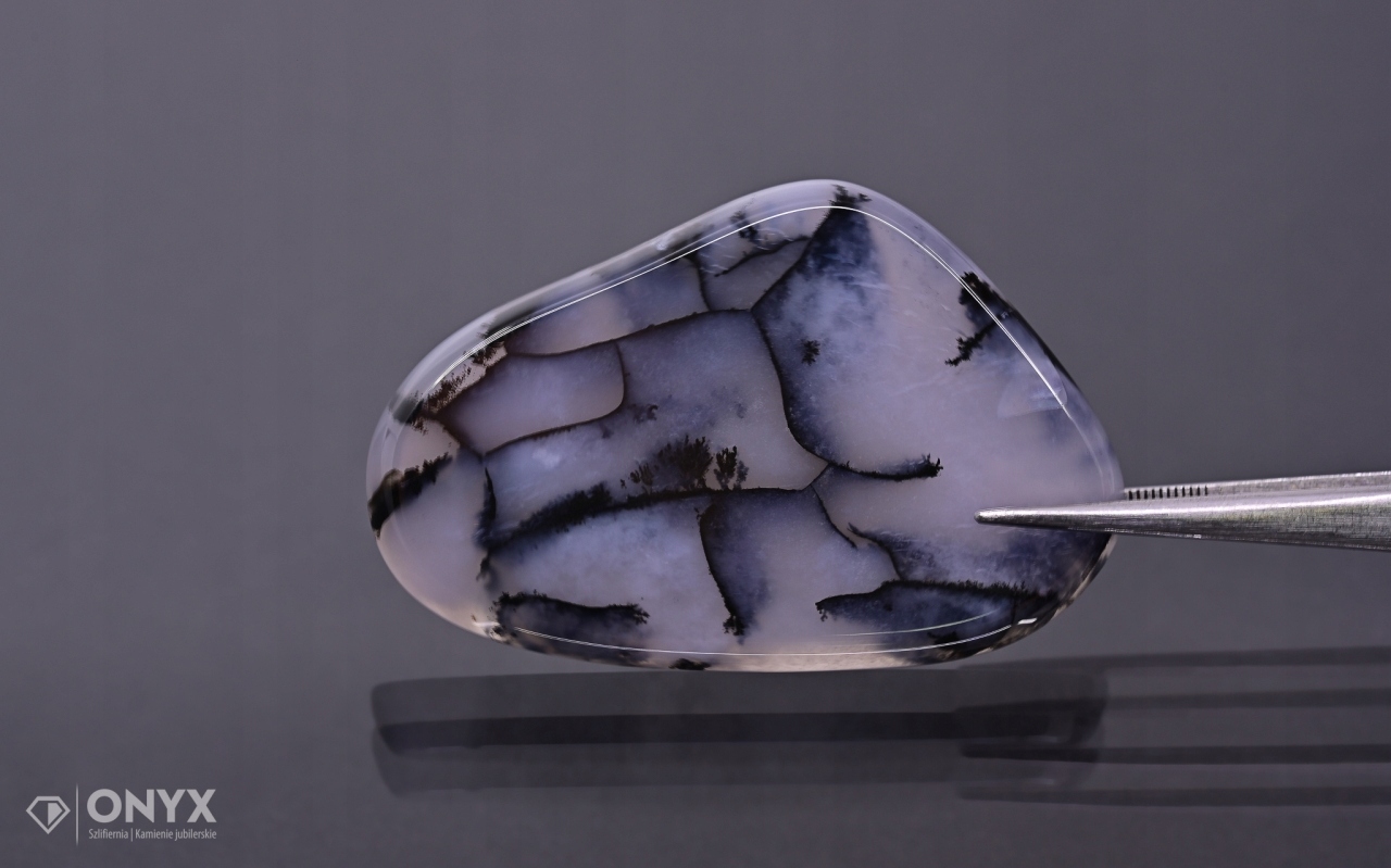 Dendritový achát z Turecka nepravidelná destička 50,5x