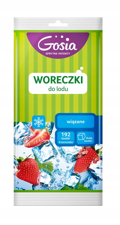 WORECZKI DO LODU 192 DUŻE KOSTKI GOSIA WIĄZANE