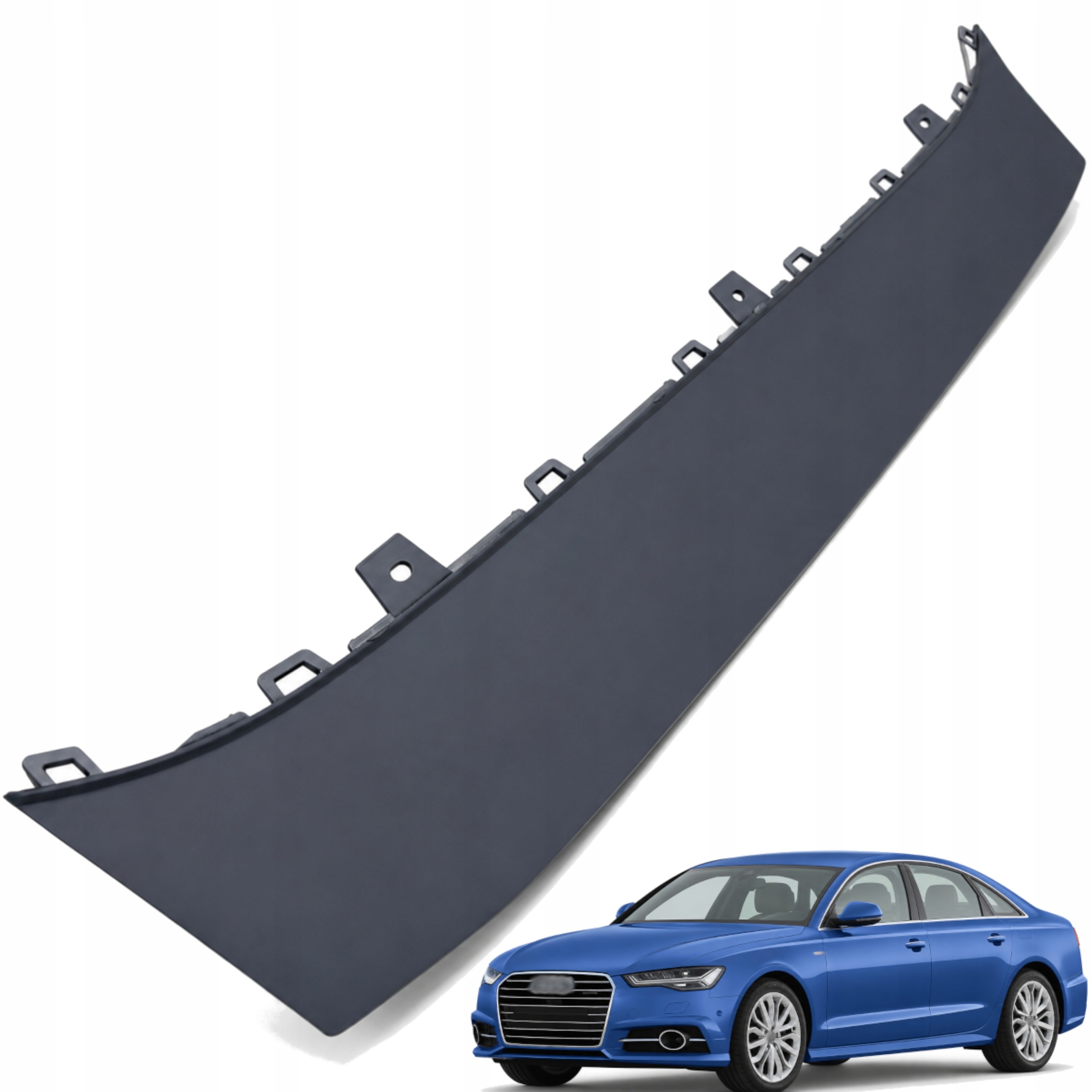 Spoiler Nárazníku Audi A6 C7 Lift S-line 14-18r Lišta Warga