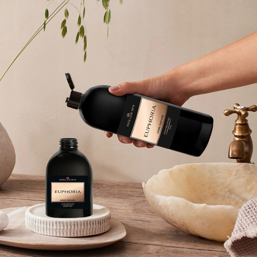 UZUPEŁNIACZ ZAPACH PERFUM EUPHORIA DO DOMU PATYCZKI ZAPAS DO DYFUZORA 750ML Kod producenta Uzupełnienie Möller SPA Euphoria