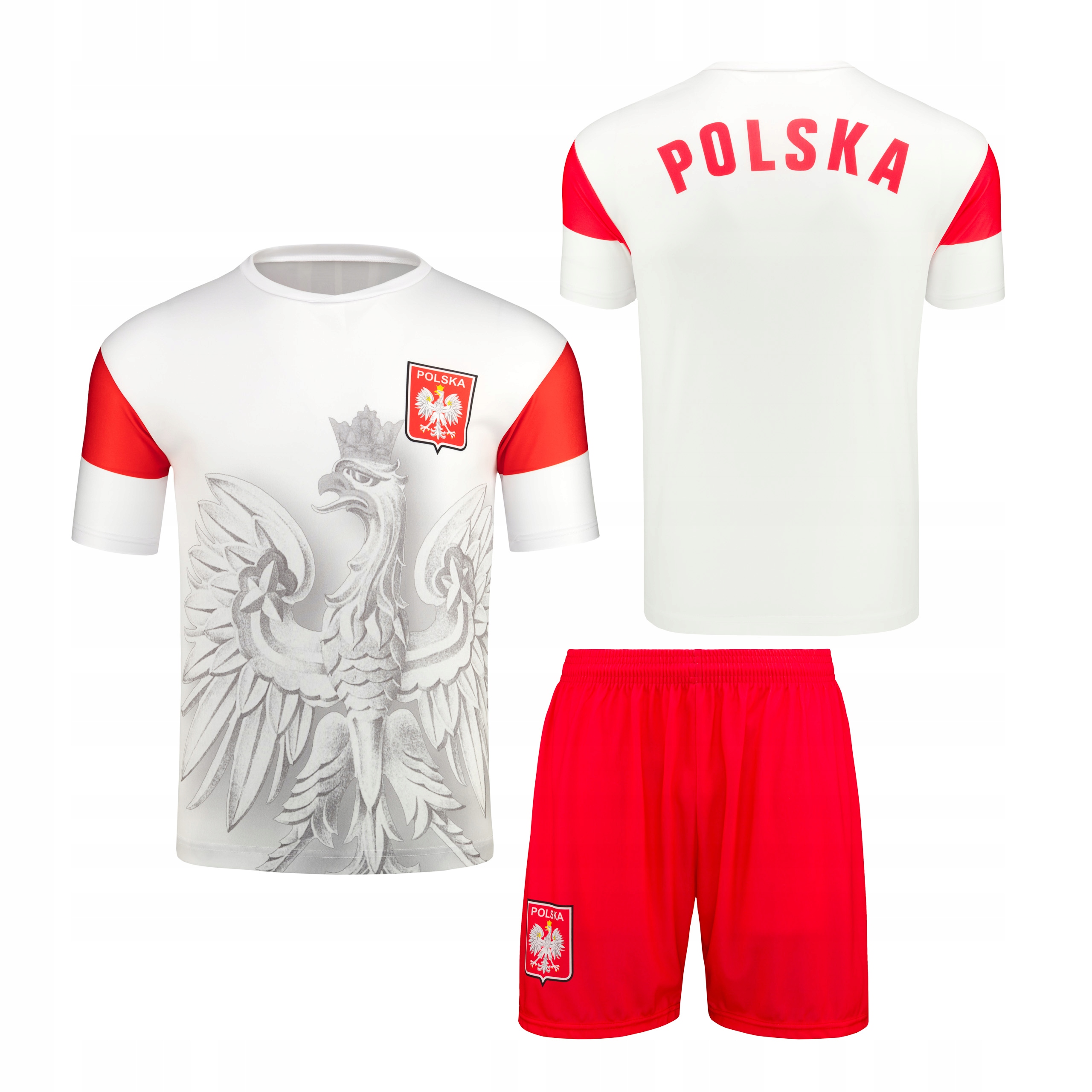 STRÓJ / KOMPLET PIŁKARSKI ORZEŁ POLSKA rozm. 122 cm Rozmiar 122