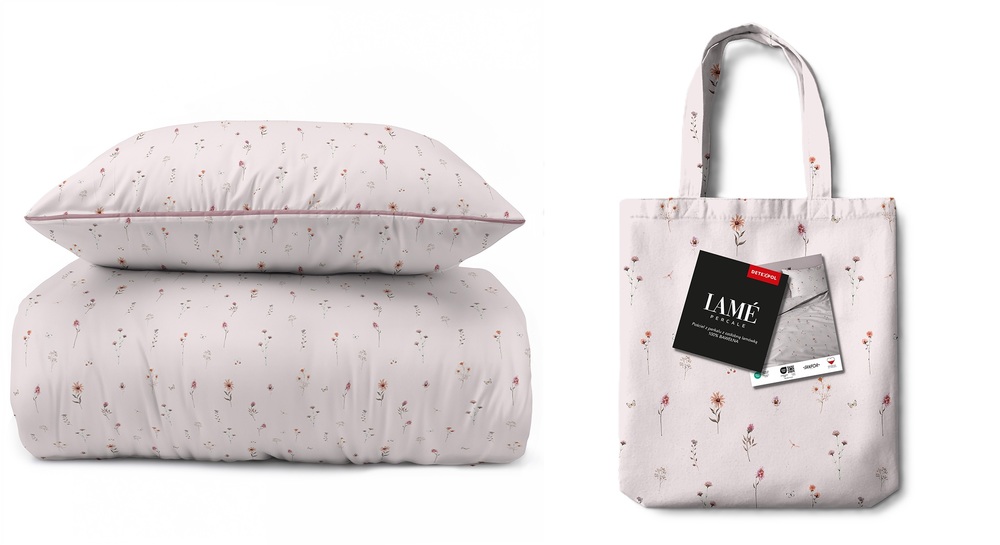 Pościel z Perkalu 220x200 Perkal Torebka luksusowa pościel wzór: 5901b