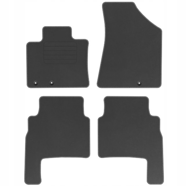 Kia Sorento II 09-12 velurové koberce Comfort Grafit