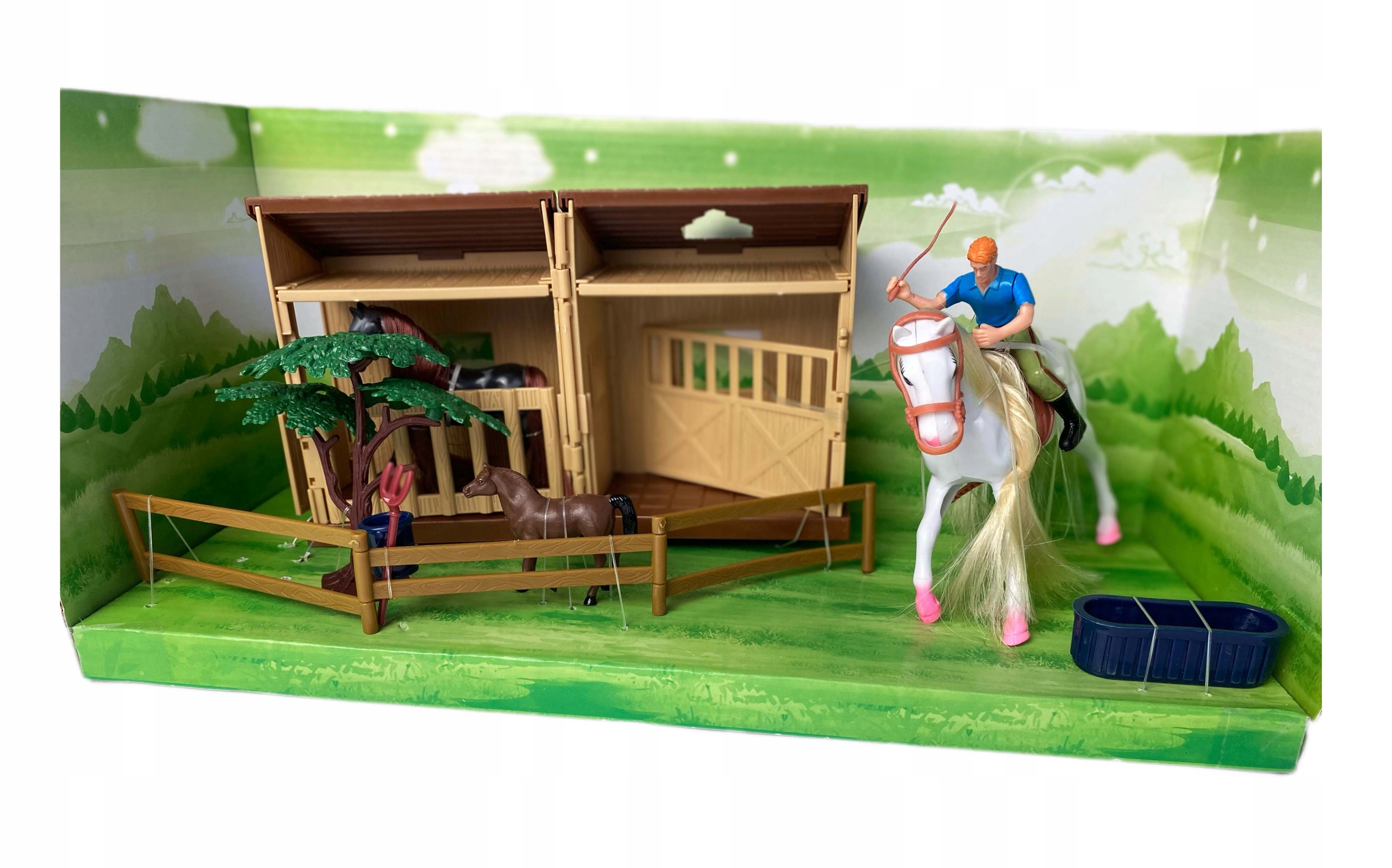 Farma dla koni akcesoria, koń