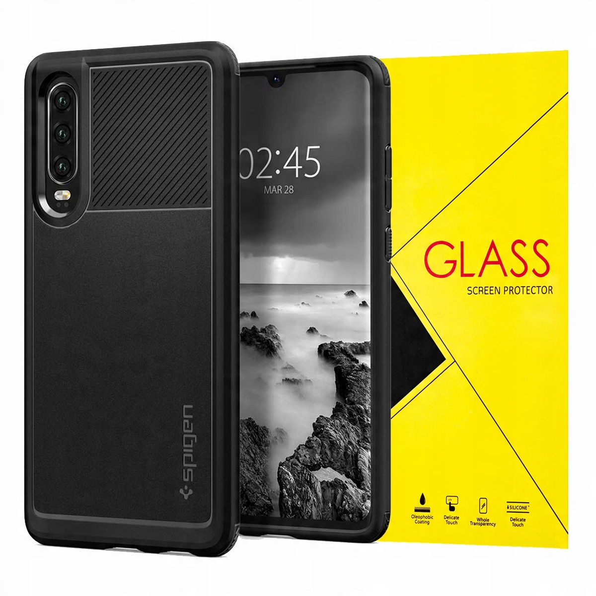 

Spigen R.a Etui Case Obudowa Do Huawei P30 + Szkło
