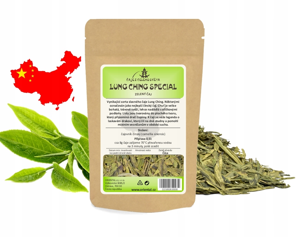 Zelený čaj China Lung Ching Special 100 g