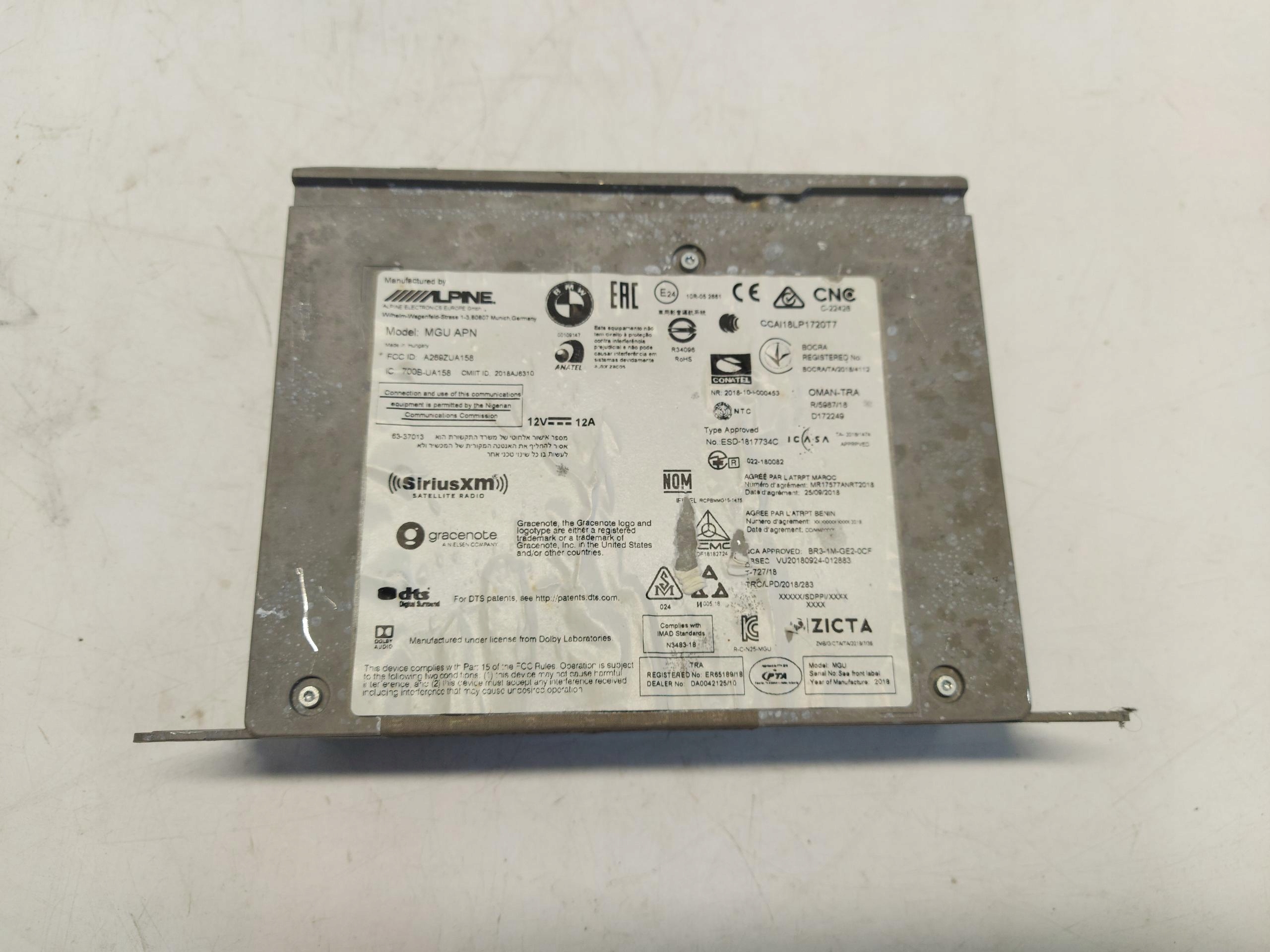 BMW G20 330i sedan 2018 player navigation devices navi 9836962