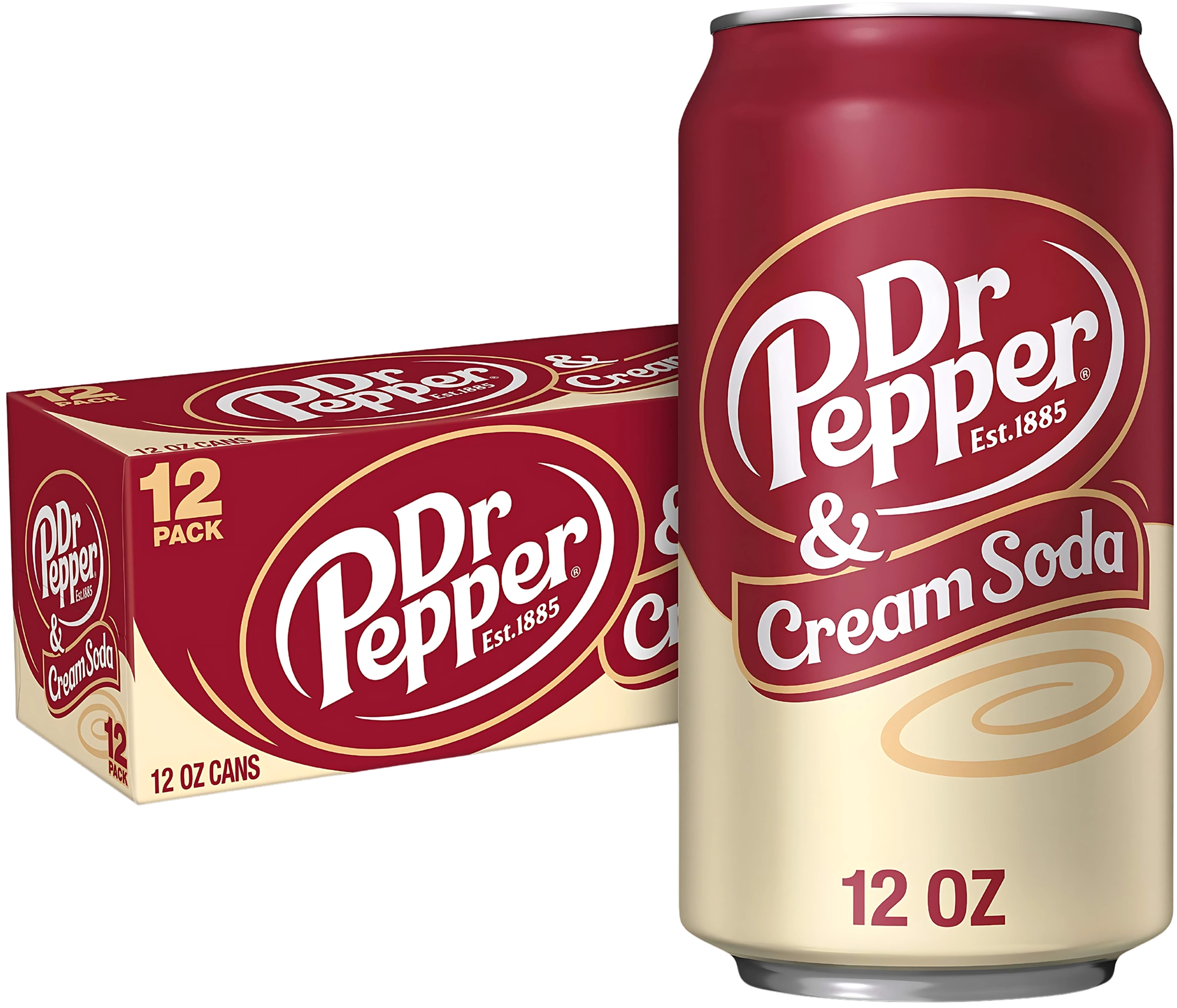 Levně Dr.Pepper cream soda Usa 12×355ml