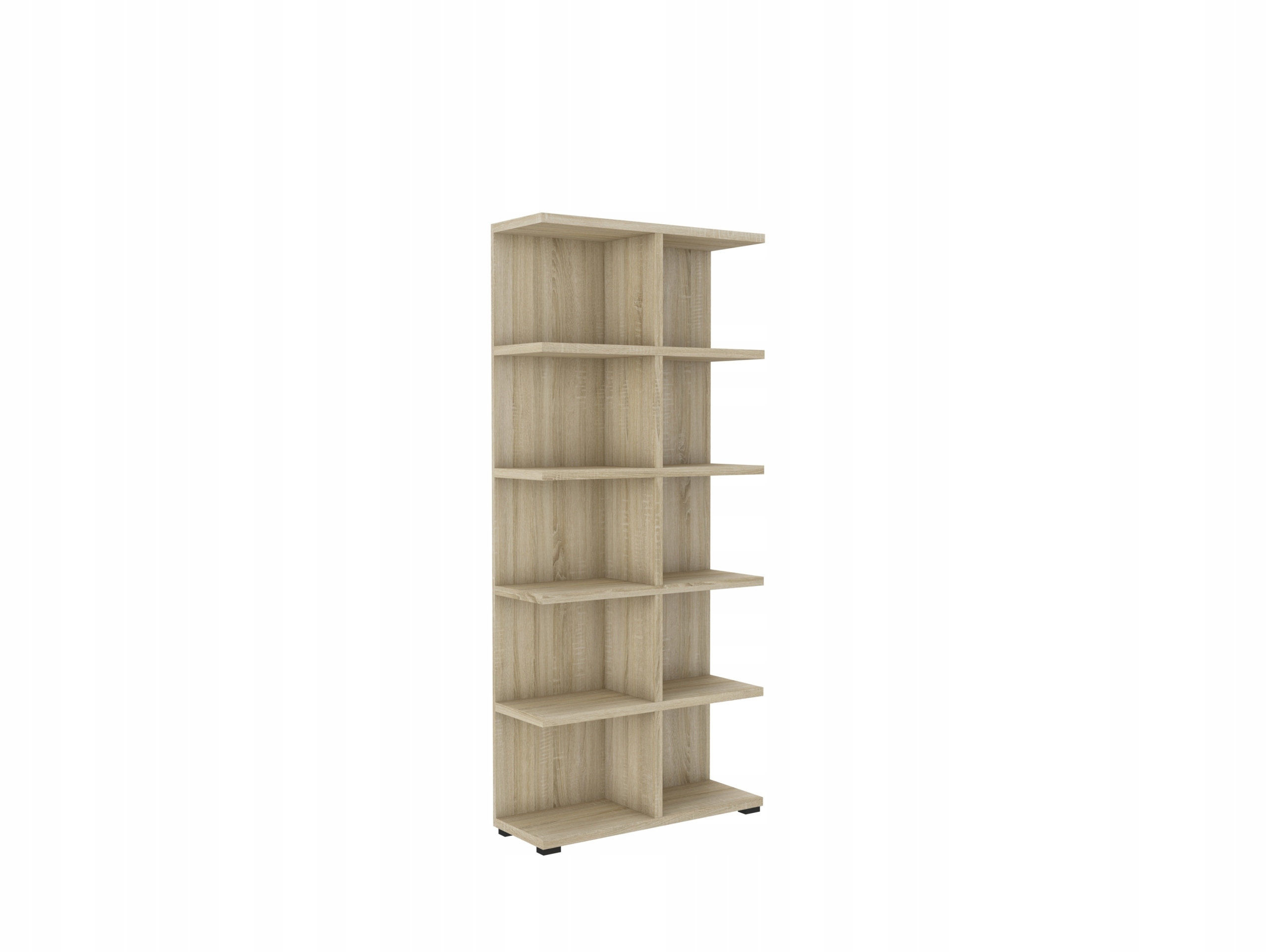 Regál Duomo do obývacího pokoje Skříňka Police na knihy 184x83,2x29,7 cm Dub sonoma