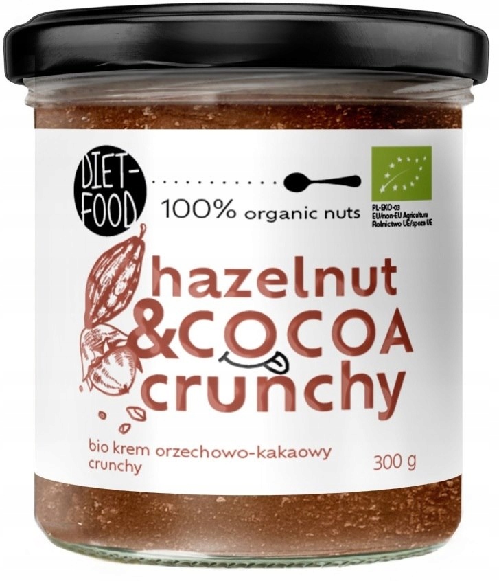 Levně Ořechově kakaový krém Crunchy Bio 300 g