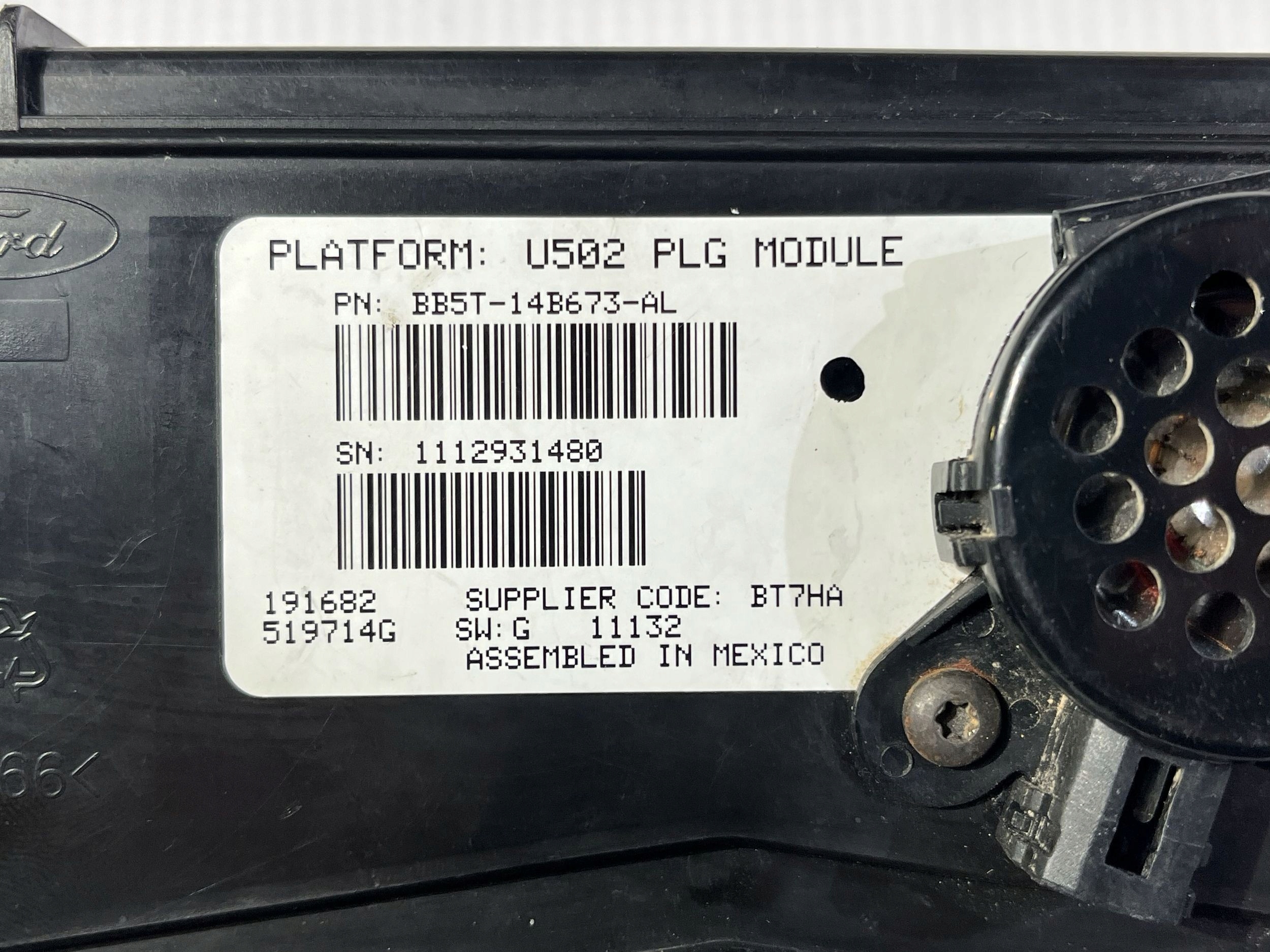 module sterowniki bonnet boot Ford Explorer 2011
