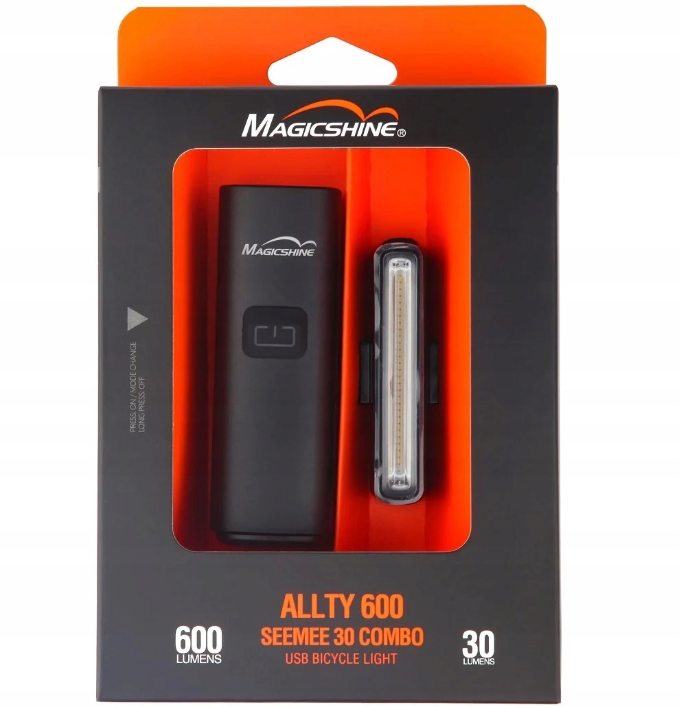 Sada cyklistických světel Magicshine přední a zadní Allty 600 Seemee 30TL V2.0
