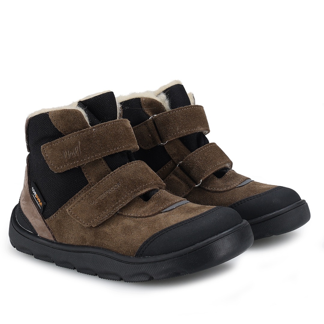 Emel EV2844M Buty Zimowe Barefoot Ocieplane Wodoodporne Tatra Khaki R 32
