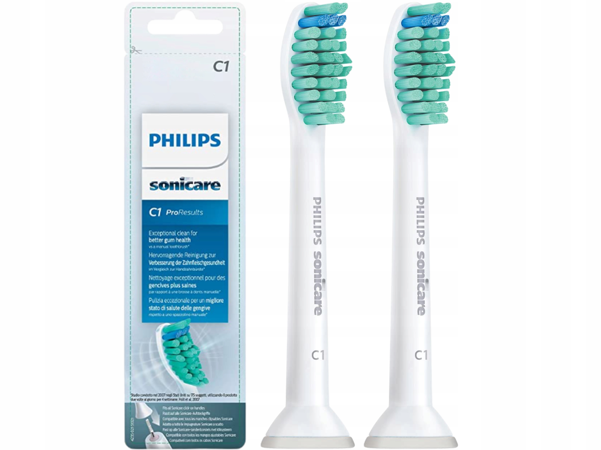 2x оригінальний Philips Sonicare PRORESULTS Tip Оригінальний тип