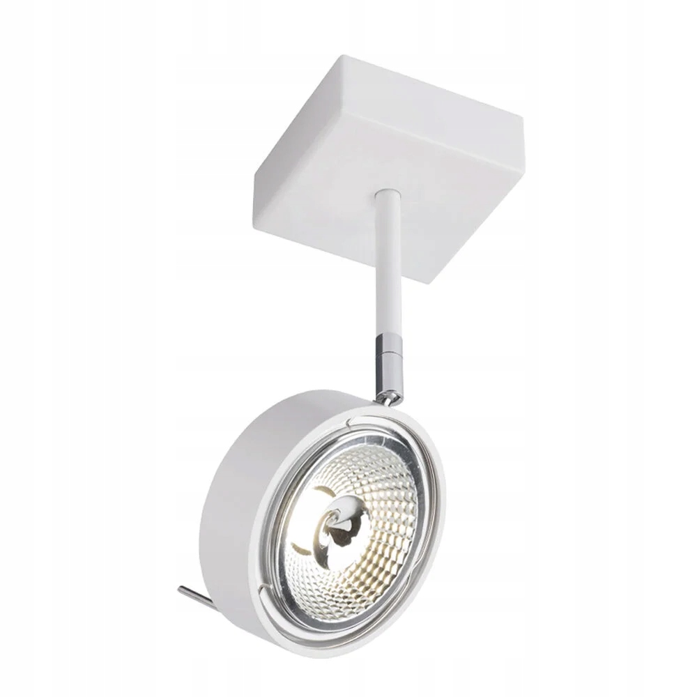 Lampa stropný reflektor okrúhly biely nastaviteľný bodový Shilo