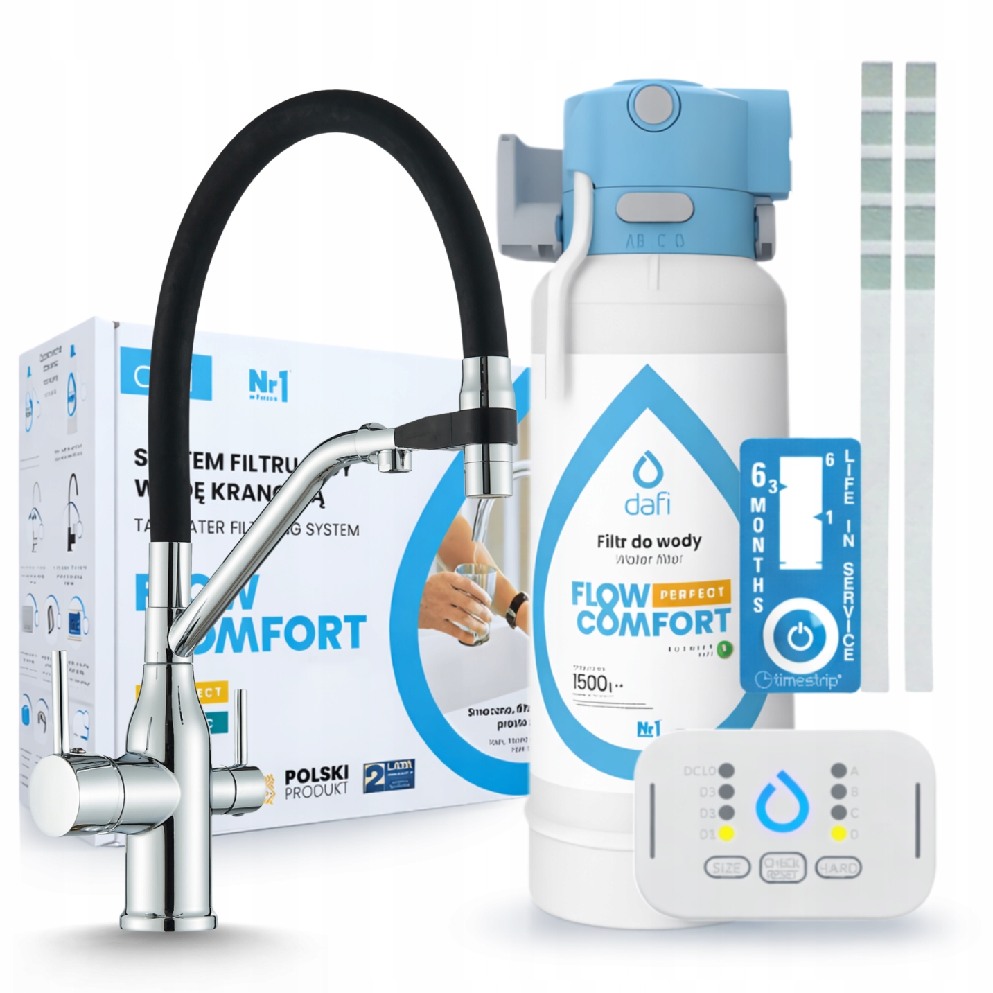 Podskříňkový Filtr Dafi Flow Comfort D-1 Kuchyňská Baterie Vytahovací Sprcha