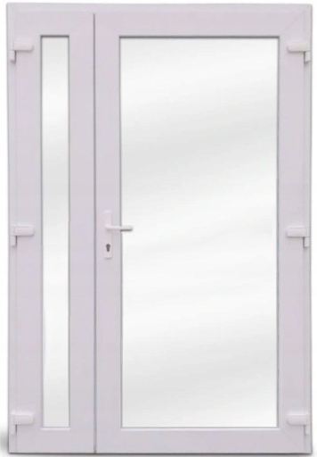 DRZWI ZEWNĘTRZNE PCV DWUSKRZYDŁOWE NA WYMIAR