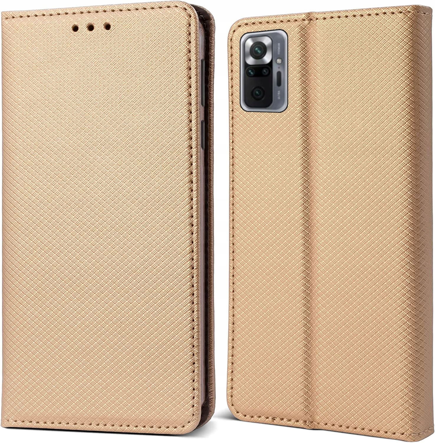 

Etui Magnes Smart Case, Szkło na Redmi Note 10 Pro