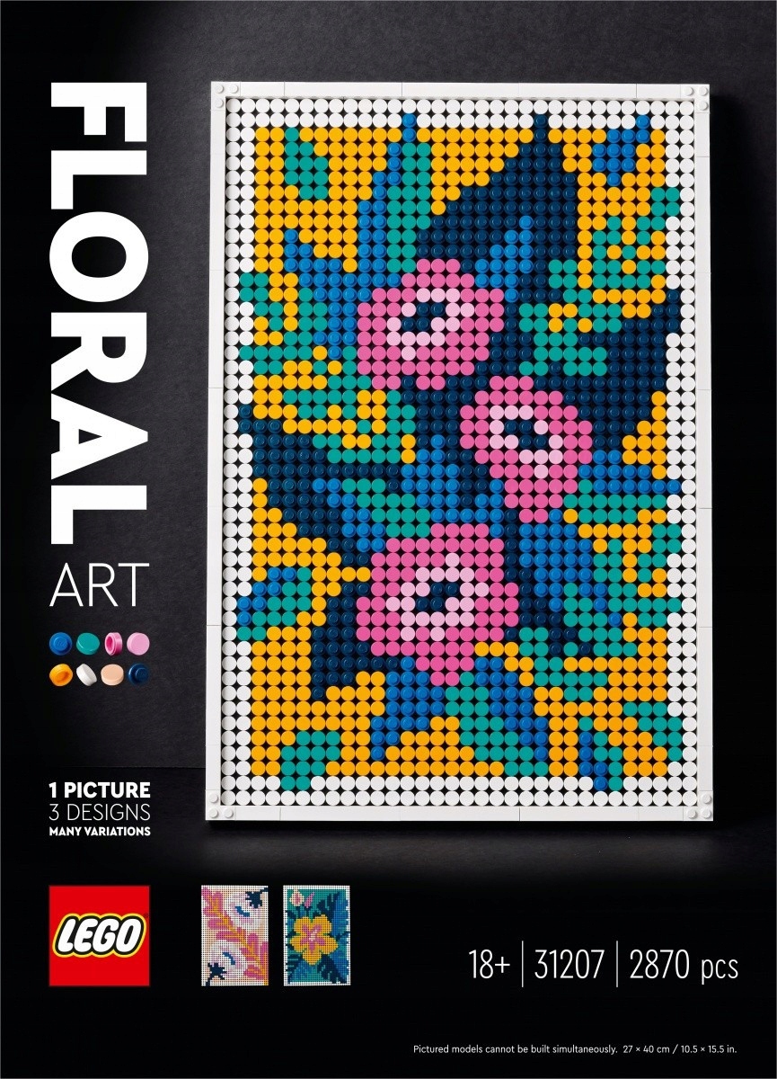 LEGO ART Sztuka kwiatowa 31207 Liczba elementów 2870 szt.