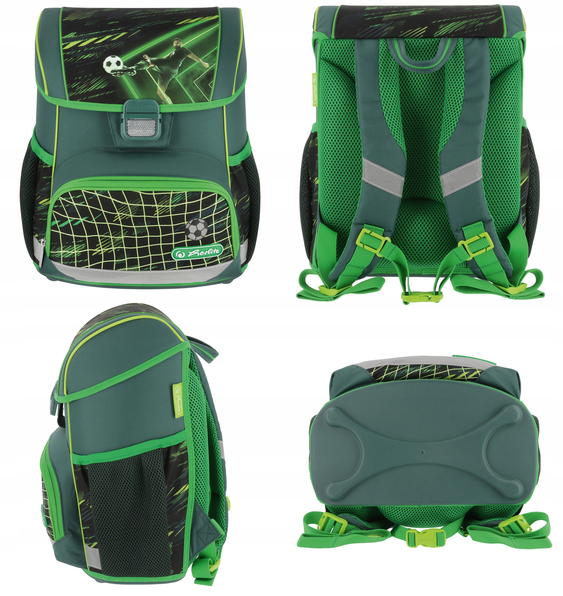 TORNISTER SZKOLNY HERLITZ LOOP PLUS PIŁKA NOŻNA ZESTAW KLASA 1-3 Kod producenta 50046249