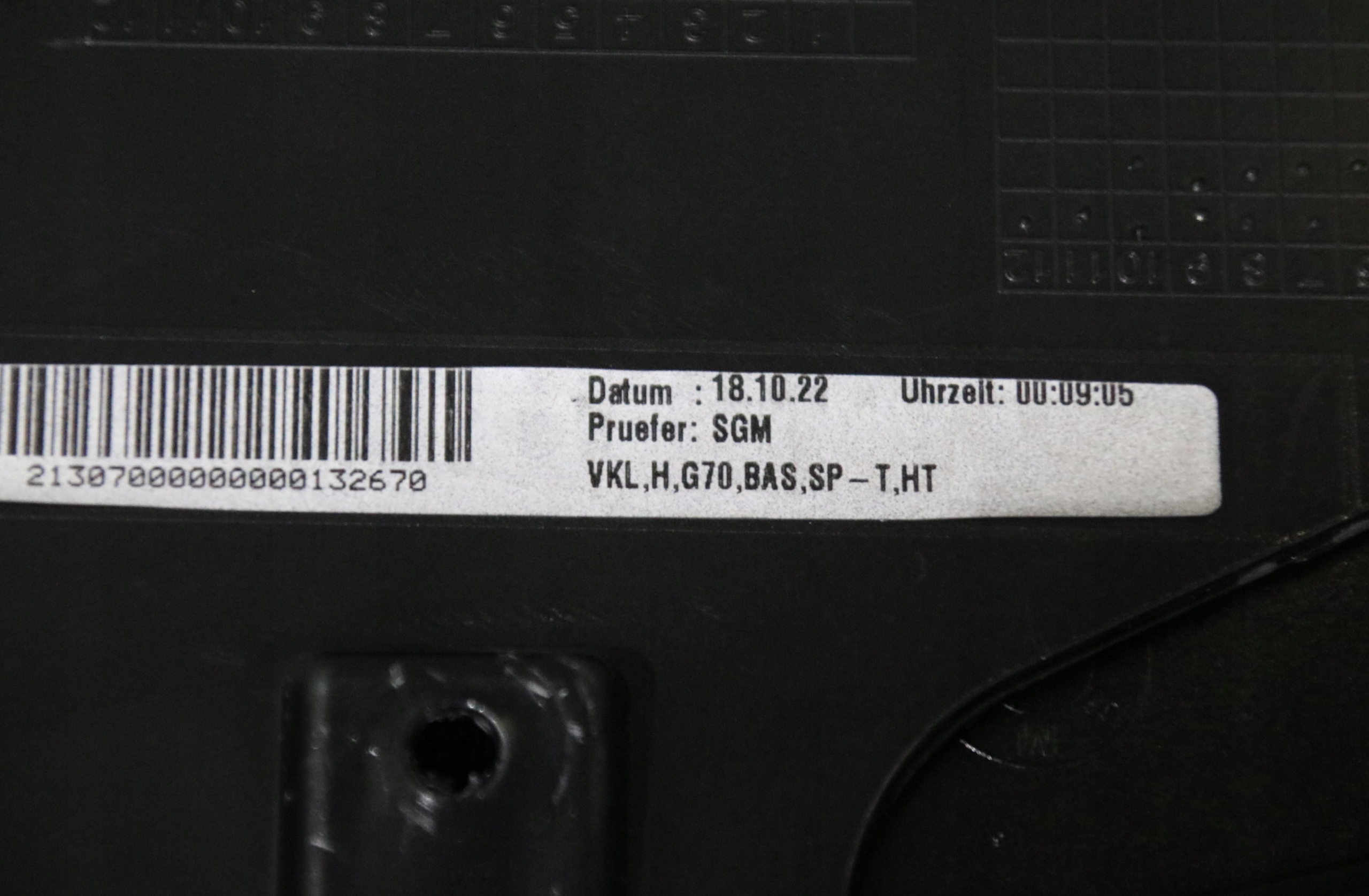 BMW 7 G70 bumper rear part rear 6xPDC colour 475