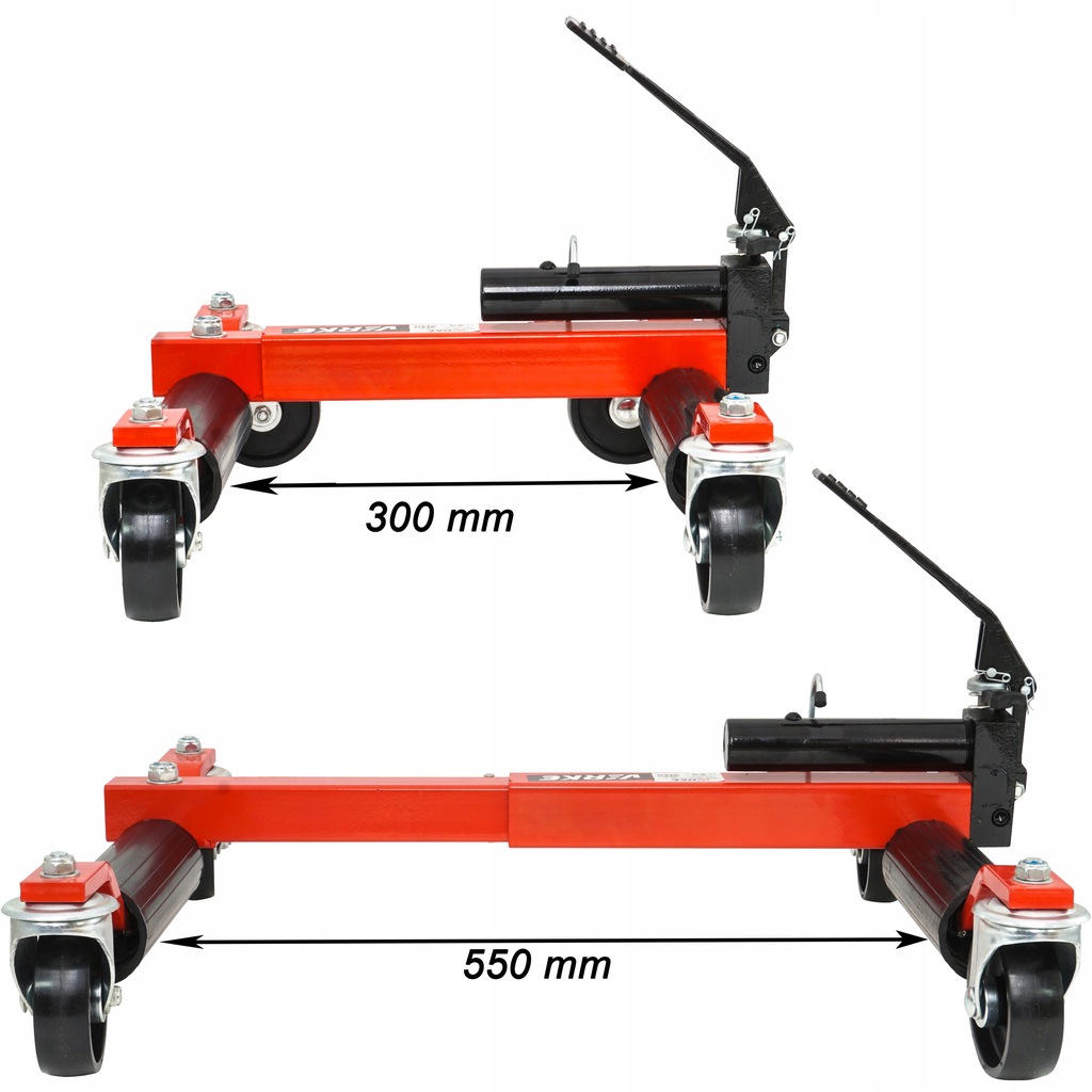 ROLKI TRANSPORTOWE WARSZTATOWE SERWISOWE ROLKA WÓZEK POD KOŁA SAMOCHODOWE Marka Verke