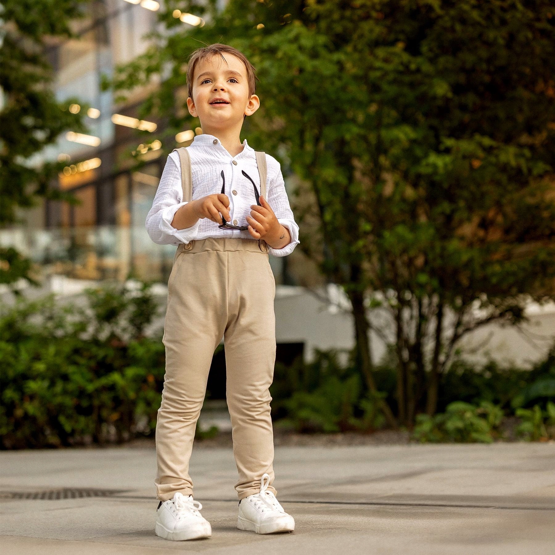 TuSzyte | Koszula muślinowa chłopięca R.116/122 Wiek dziecka 6 lat +