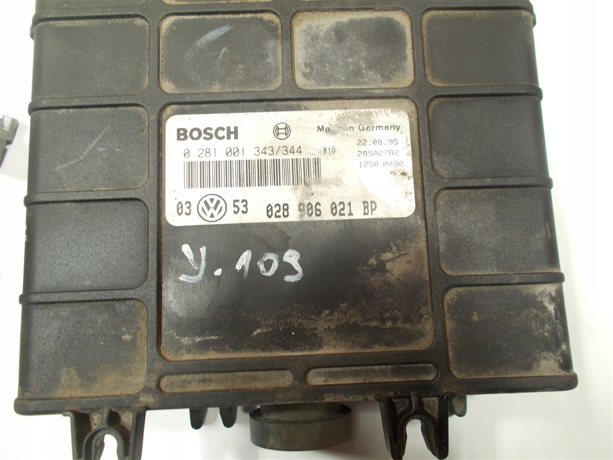computer VW GOLF III 1.7 SDI 0281001343 028906021 BP KPL IMMO
