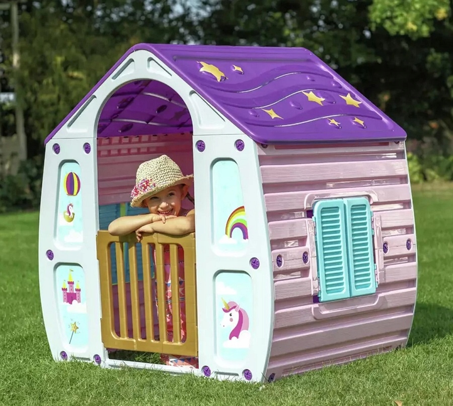 Domek ogrodowy dla dzieci UNICORN JEDNOROŻEC 12m+ OUTLET Materiał plastik