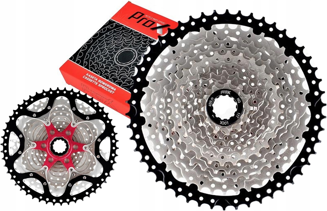 Kaseta Rowerowa 11 rzędowa 11-46T Niklowana Prox