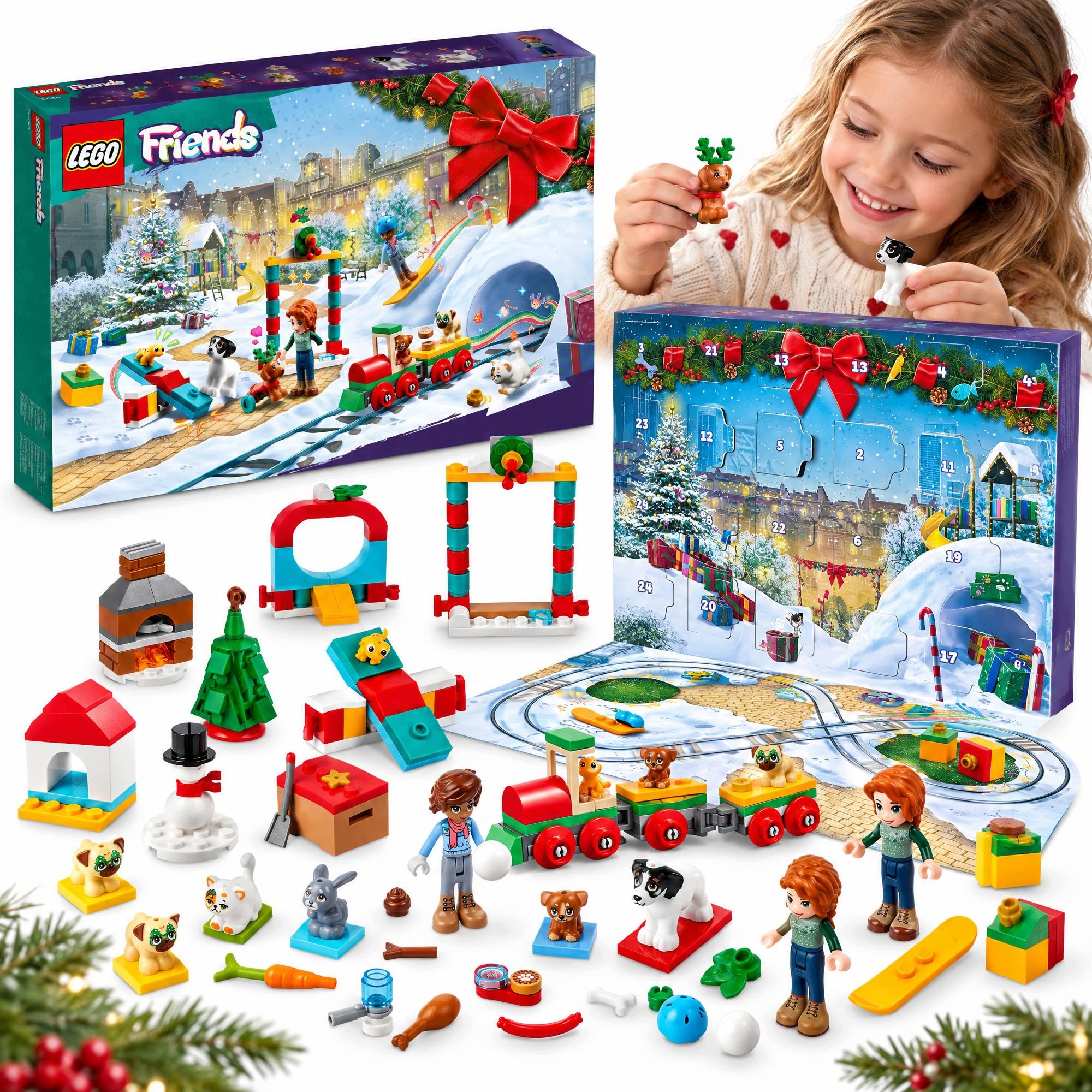Kalendarz Adwentowy Lego Friends 41758 2023 Klocki Zwierzęta Dla Dzieci