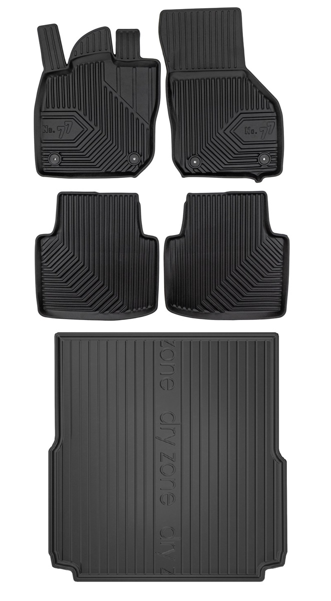 Set 77 Gumové rohože a rohože Vw Passat B9 Mhev Kombi od 2023- g