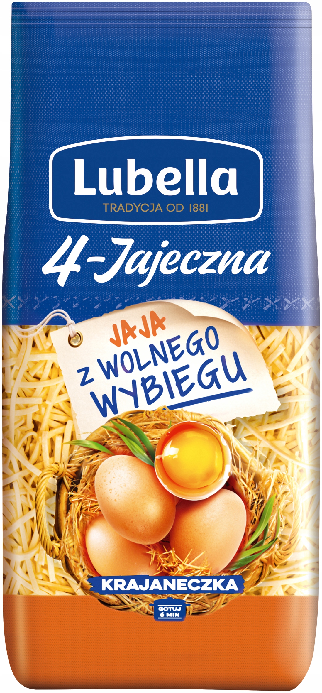 Levně 17 x Lubella Těstoviny, vaječná krajanka, 4 vejce, 200 g