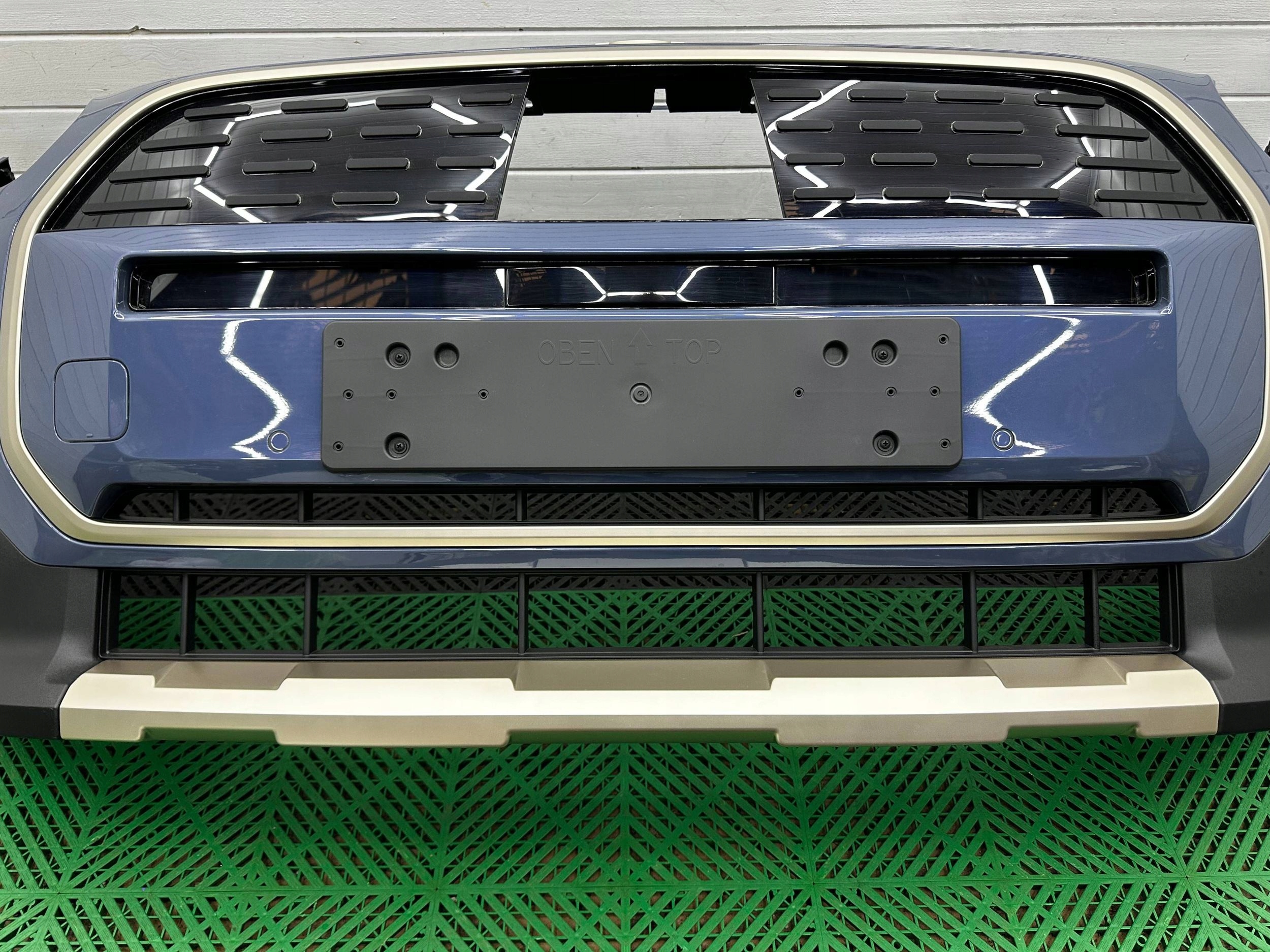 front bumper complete front Mini Countryman U25 WC70 SLATE BLUE