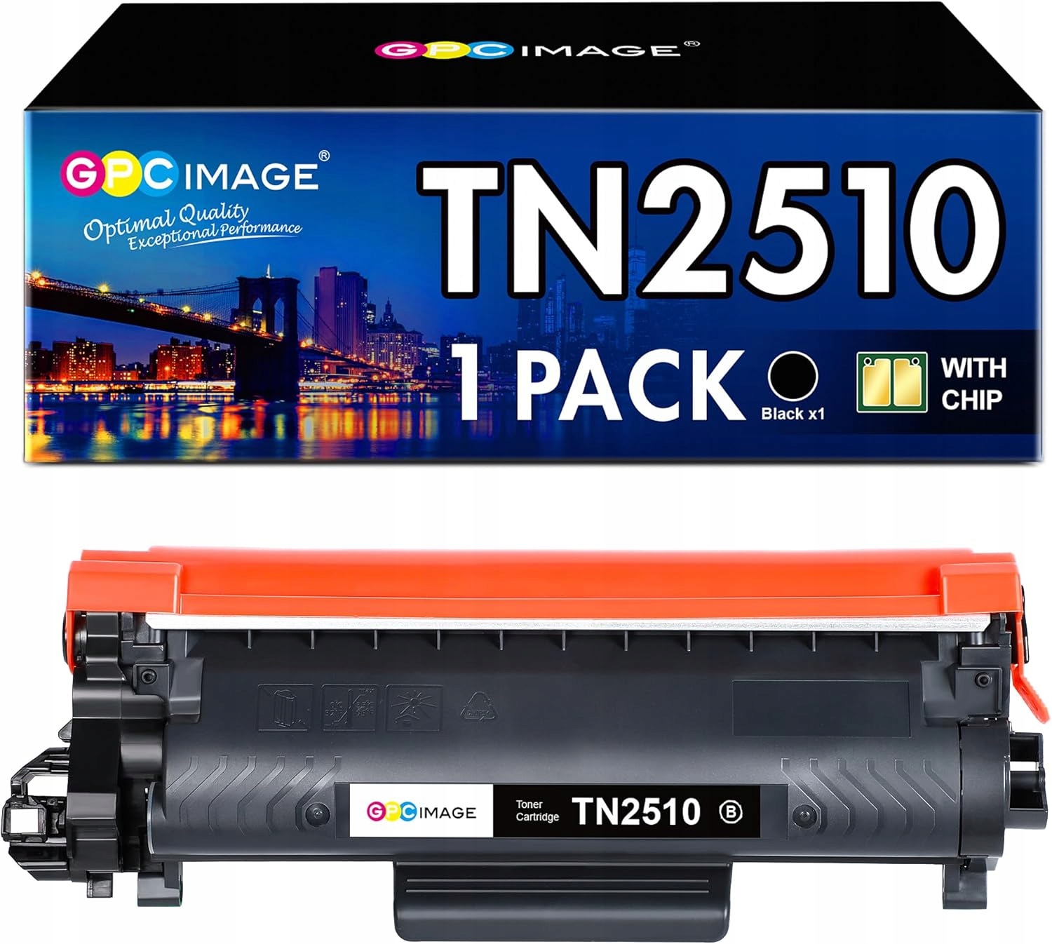Toner TN2510 pro Brother MFC-L2800DW DCP-L2660DW Náhrada XL Gpc Image