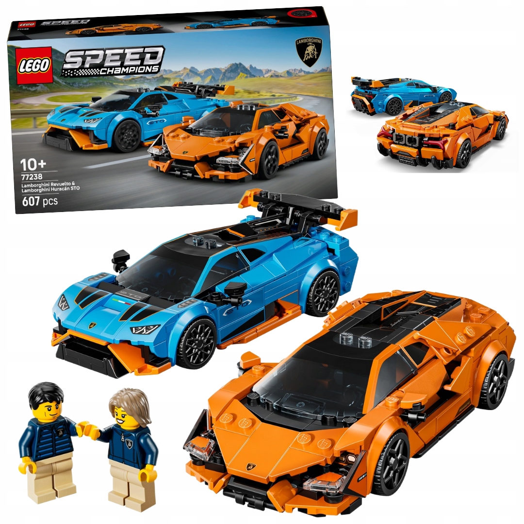 Lego 77238 Speed Champions Lamborghini Revuelto a Huracán Sto