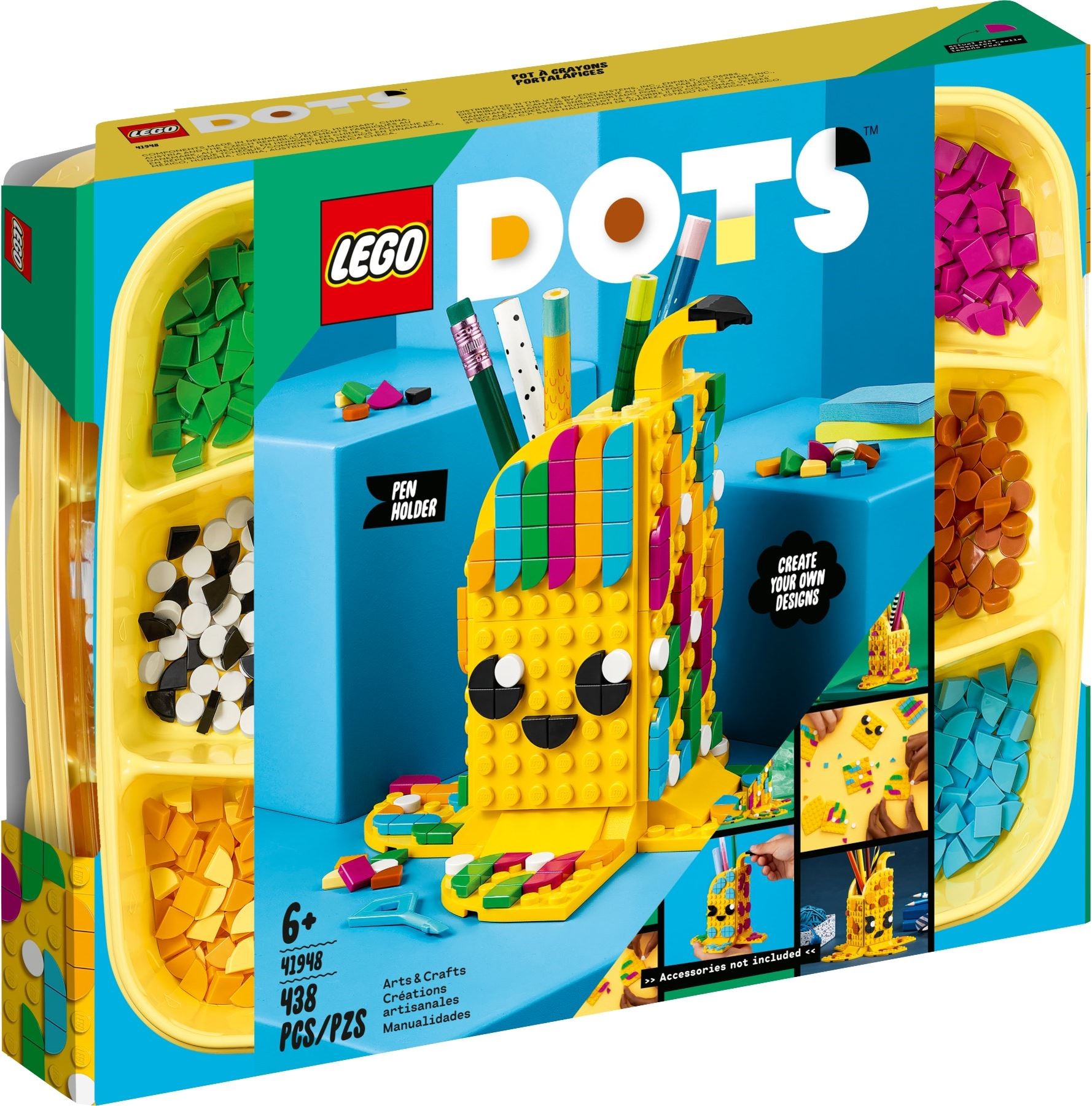

Lego Dots Uroczy banan pojemnik na długopisy 41948