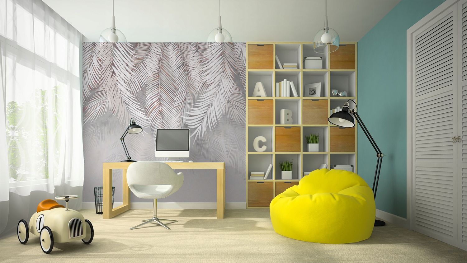 Fototapeta WISZĄCE LIŚCIE PALMY 294x260 04 W Kod producenta WISZĄCE LIŚCIE PALMY 294x260 04 W