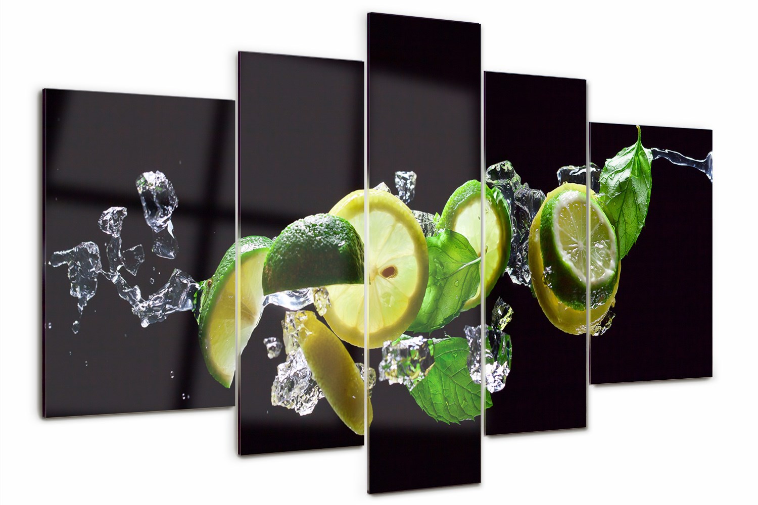 

Obraz szklany duży tryptyk na ścianę Mojito