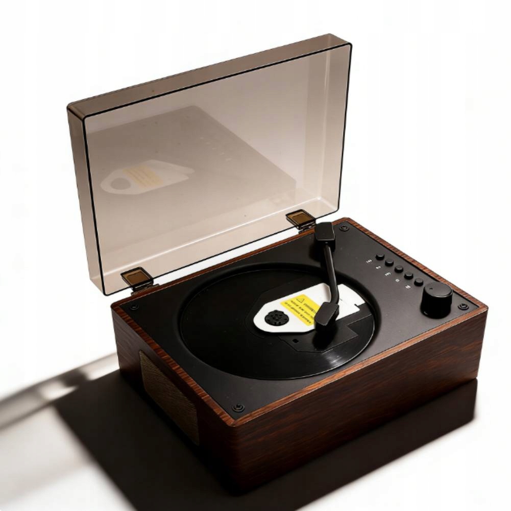 Stolní CD Přehrávač Bluetooth Reproduktor Dárek Retro Multifunkční