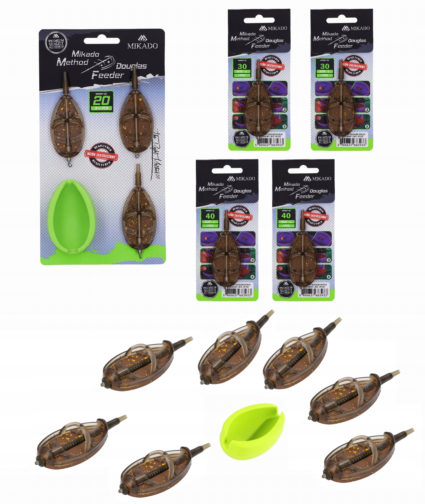 

7x Koszyk Do metody Forma method feeder Mikado