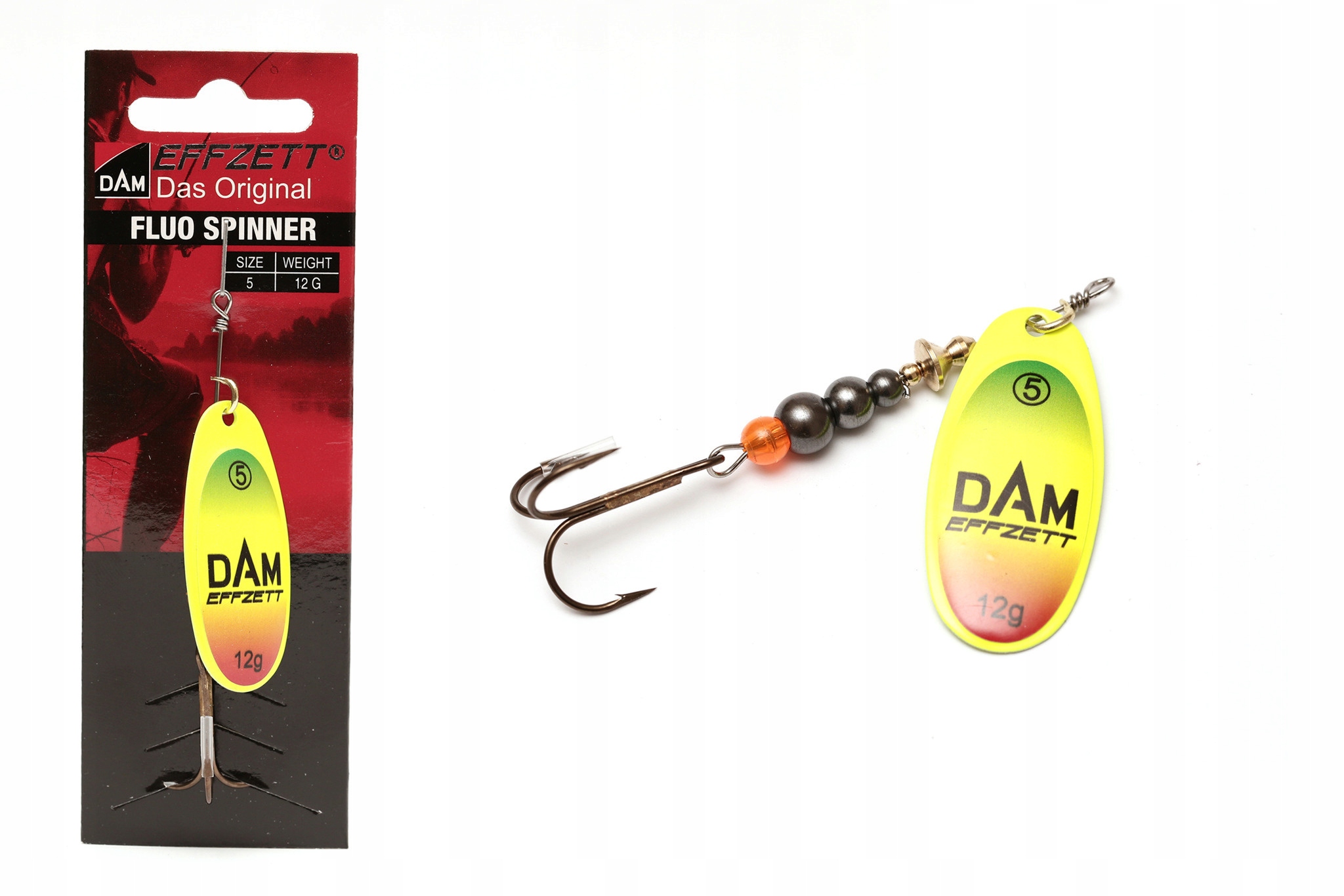 Błystka Obrotowa Dam Effzett Fluo TRIO-10,0 g