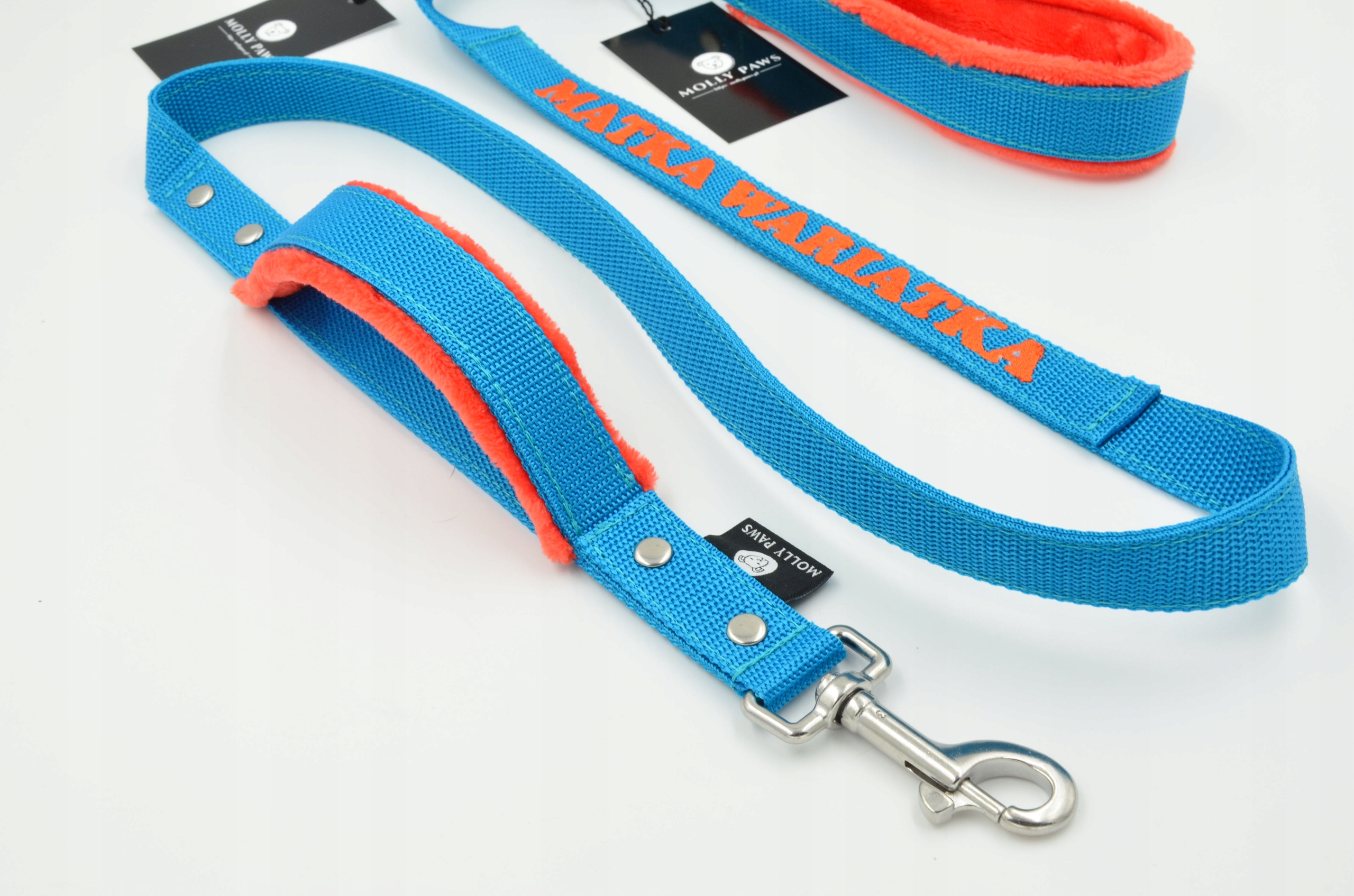 Levně Vodítko s přídavným úchytem a vlastním vyšíváním, šířka 2,5 cm, Všechny Barvy