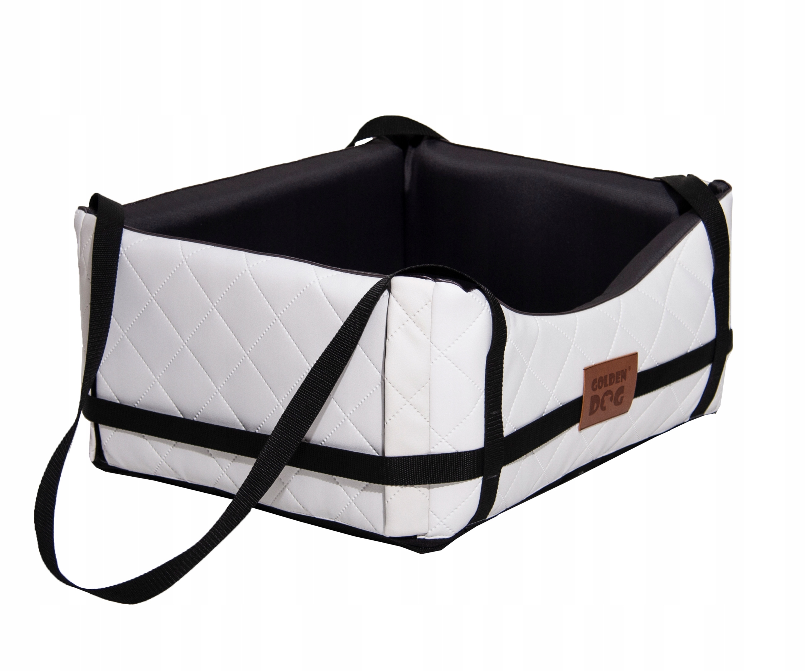 Levně Pelíšek pro psa kočku Přepravka do autosedačky, eko kůže, 65x53 cm, délka