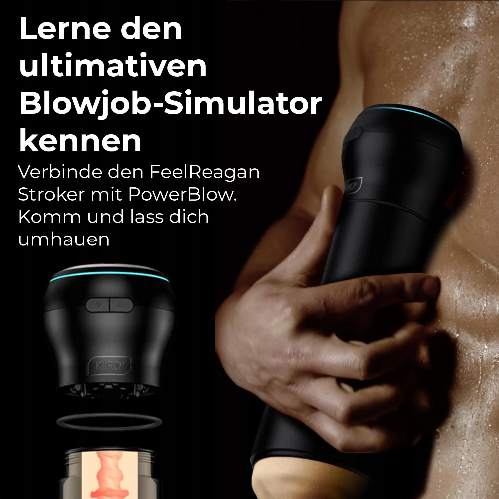 KIIROO Reagan Foxx Masturbator Dla Mężczyzn Realistyczny Design — miniatura 6